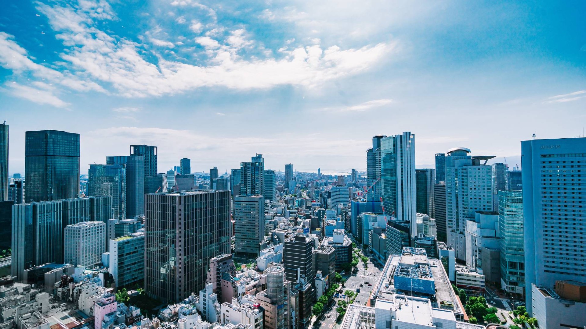 大阪の街並み